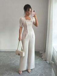 Shein Elegáns Nadrág Blúz Szett (M)