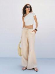 Shein Bézs Egyenes Nadrág (M) - allegro - 3 175 Ft