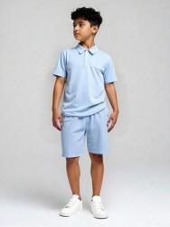 Shein Kék Rövidnadrág Szett Póló (6L)