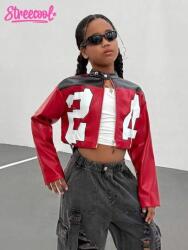 Shein Piros Dzseki Cipzárral (15L)