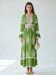 Shein Zöld Ruha Hímzés Mintával (s)