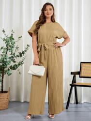 Shein Barna Csíkos Mintás Overál (3XL)