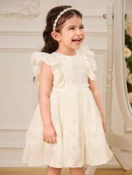 Shein Krémszínű Mintás Ruha (18-24M)