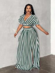 Shein Kétszínű Csíkos Szett (1XL)