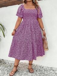 Emery Rose Lila Ruha MIDI Virágok (2XL)