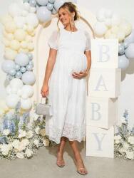 Shein Fehér MIDI Ruha Virágmintával (2XL)