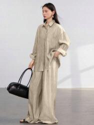 Dazy Bézs Laza Nadrág Szett Ing (XL)