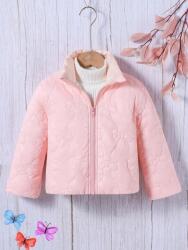 Shein Rózsaszín Foltvarrás Kabát (5L)