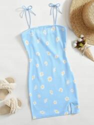 Shein Világoskék Virágos Ruha (9L)