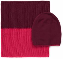 Szaleo Double szett: sapka és kémény lengyel, univerzális Bordó (cz19815-2)