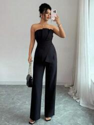 Shein Fekete Nadrág Szett Blúz (XL)