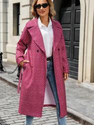 Shein Kétsoros Kabát Csíkos Mintával (XL)