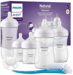 Philips Natural Response kezdőkészlet (4 cumisüveg, cumi, fogkefe) SCD838/11 (SCD838/11)