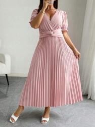 Shein Fodros Rövid Ujjú Ruha (2XL)