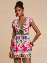 Shein Ekrü Mintás Overál (L)