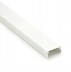 CanaLUX Elosztó villanyszerelési vályú Fehér 40x16 2m (CNL-C-40016)