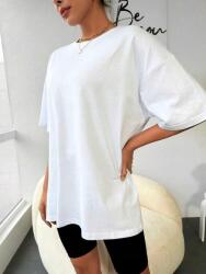 Shein Fehér Póló Oversize Nyomtatással (s)