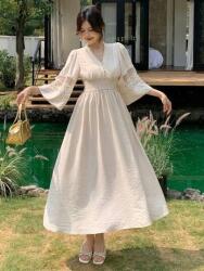 Dazy Trapéz Ruha MIDI Hímzés (L)