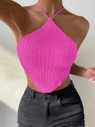 Shein Rózsaszín Kötött Felső (s)