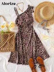 Shein Bézs Állatmintás Ruha (11L)