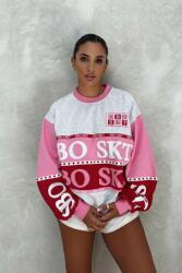 Shein Színes Nyomott Mintás Pulóver (M)