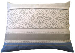  Nagypárna huzat -70x90 cm / kék - szürke barokk mintás