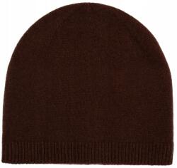Szaleo Milan gyapjú sapka klasszikus, univerzális, sötétbarna