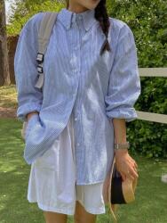 Dazy Csíkos Oversize Ing (s)