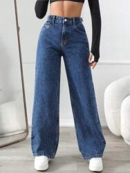 Shein Magas Derekú Farmer Nadrág (36)