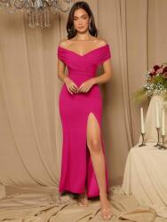 Shein Fukszia Ruha Kivágott Pánttal (s) (584719)