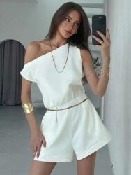 Shein Ekrü Cipzáras Overál (s)