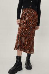 Nasty Gal Színes Animal Print MIDI Szoknya (38) (468849)