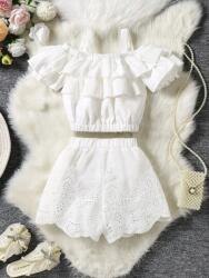 Shein Fehér Rövidnadrág Felső Szett (7L)