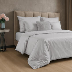 Takoy Pamut szatén ágyneműhuzat 160x200 cm világosszürke színű DINA Diva Line