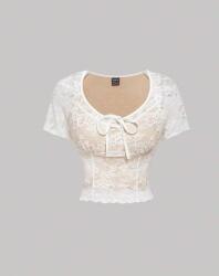 Shein Csipkés Rövid Ujjú Felső (L)