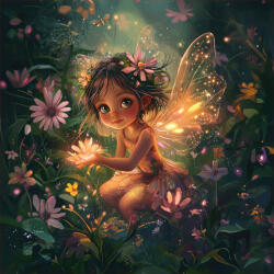 Takoy Panel vízálló poliészterből 50x50 Eleana tündér