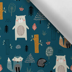 Takoy Vízálló poliészter mintás - petrol forest