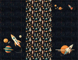Takoy Panel babazsákra vízálló poliészterből 155x120 rakéták és űr