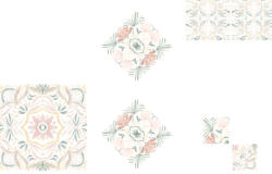 Takoy Panel babazsákra vízálló poliészter 150x105 spanyol mozaik fehér