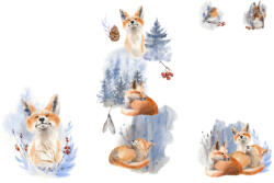 Takoy Panel babazsákra vízálló poliészter 150x105 róka