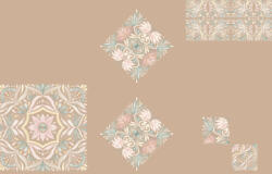 Takoy Panel babazsákra vízálló poliészter 150x105 spanyol mozaik bézs