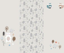 Takoy Panel babazsákra vízálló poliészter 155x120 petrol forest bézs