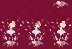 Takoy Panel babazsákra vízálló poliészter 150x105 bordó balerina