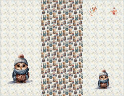 Takoy Panel babazsákra vízálló poliészterből 155x105 mesebeli bagoly