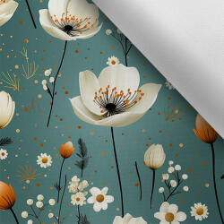 Takoy Vízálló poliészter TD/NS gyengéd virágok menta alapon