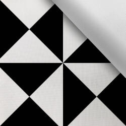 Takoy Vízálló poliészter TD/NS háromszögek fekete-fehér