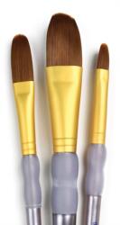 Royal & Langnickel 3 db-os szintetikus ovális ecset készlet