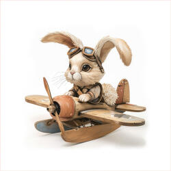 Takoy Panel vízálló poliészterből 49x49 nyuszi a pilóta