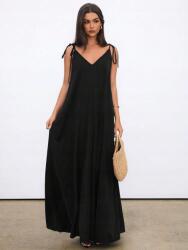 Shein Fekete V-nyakú Maxi Ruha (s)