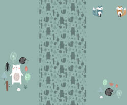 Takoy Panel babazsákra vízálló poliészter 155x120 petrol forest sötét menta